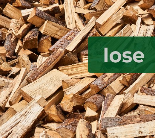 Kaminholz lose